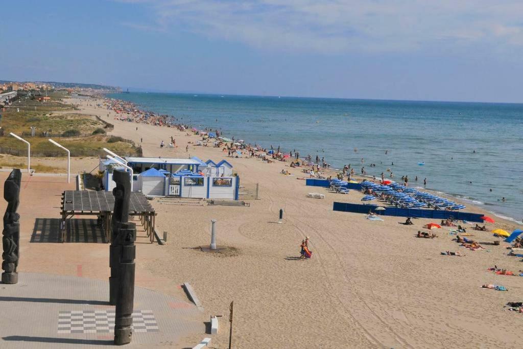 Barcaresa-Ravissant Appartement Piscine Vue Mer Wifi Parking Gratuit Le Barcarès Kültér fotó